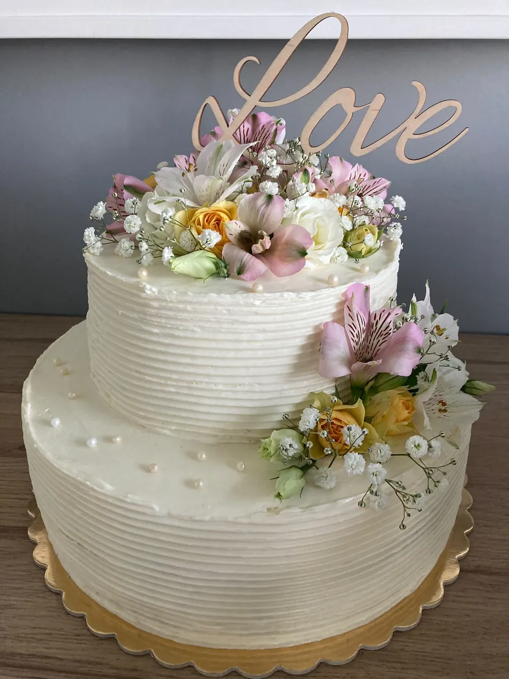 Svadobná torta od JuliCake